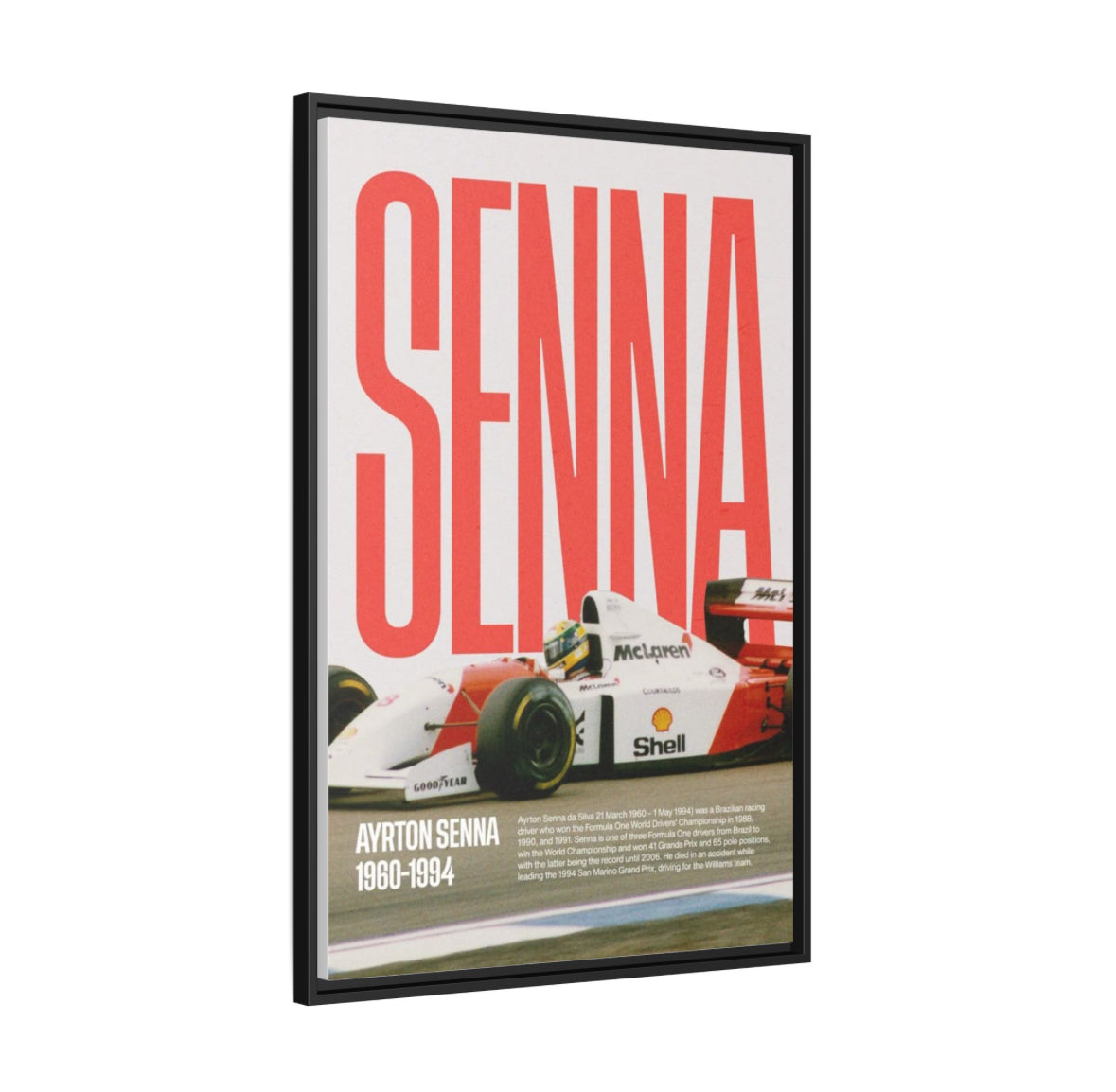 Ayrton Senna Poster
