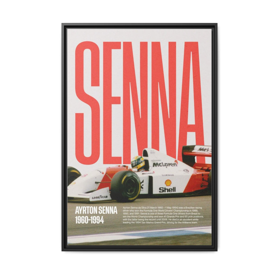 Ayrton Senna Poster